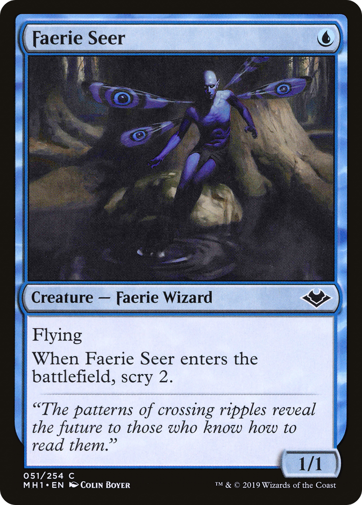Faerie Seer (MH1-051) [Modern Horizons] MTG Single Wizards of the Coast