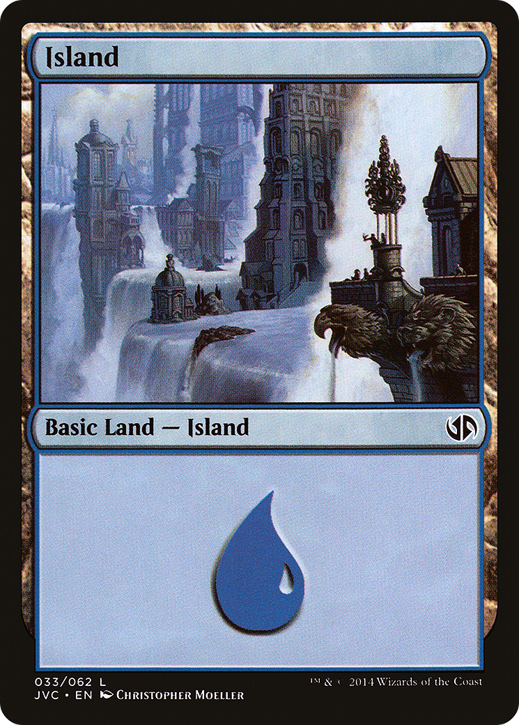 Island (DD3-033) [Misc] Duel Decks Anthology: Jace vs. Chandra MTG Single Wizards of the Coast