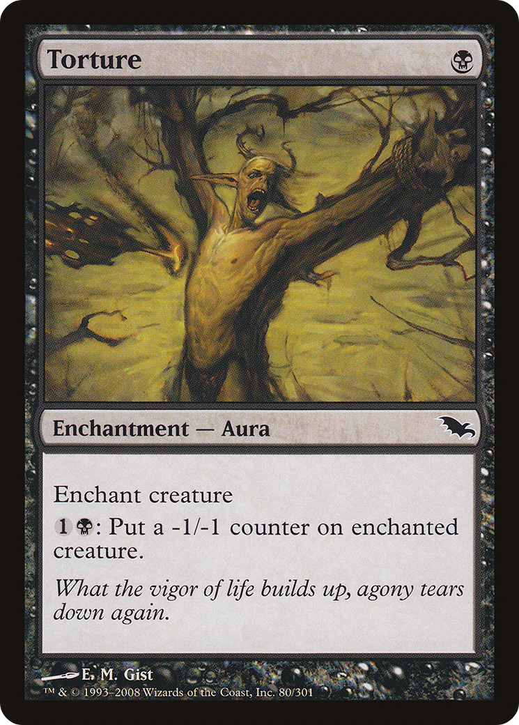 Torture (SHM-080) [Shadowmoor] MTG Single Wizards of the Coast
