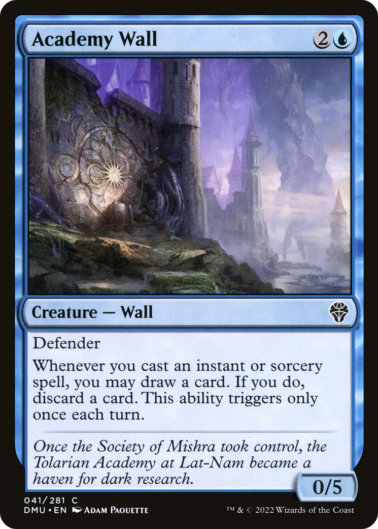 Academy Wall (DMU-041) [Dominaria United] MTG Single Wizards of the Coast