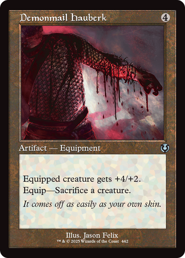 Demonmail Hauberk (INR-442) [Innistrad Remastered] MTG Single Wizards of the Coast