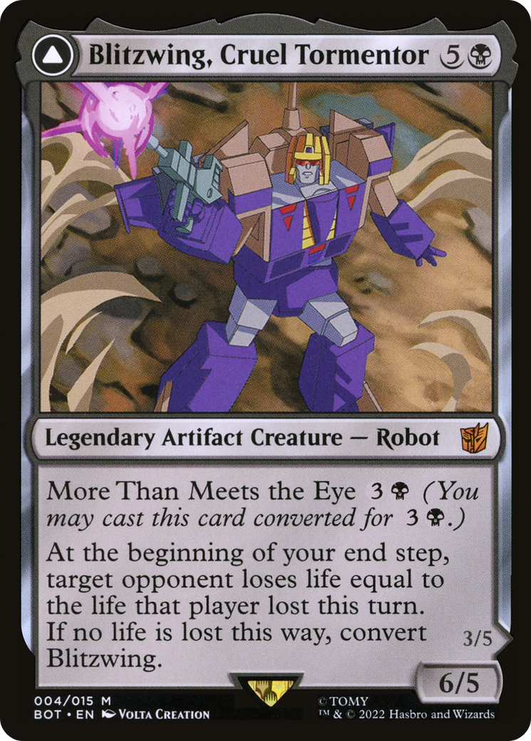 Blitzwing, Cruel Tormentor (BOT-004) [Transformers] MTG Single Wizards of the Coast