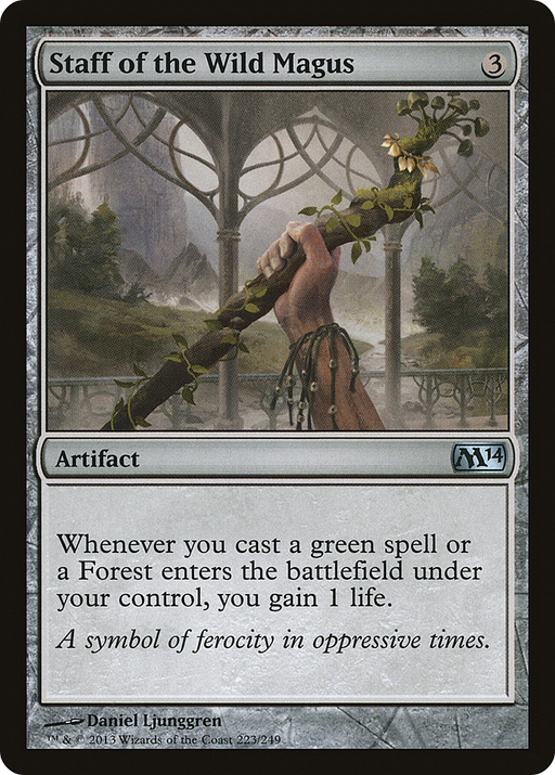 Staff of the Wild Magus (M14-223) [Magic 2014] MTG Single Wizards of the Coast