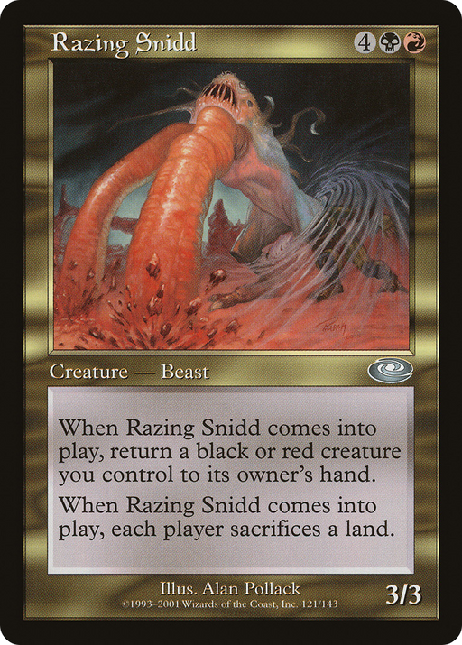 Razing Snidd (PLS-121) [Planeshift] MTG Single Wizards of the Coast