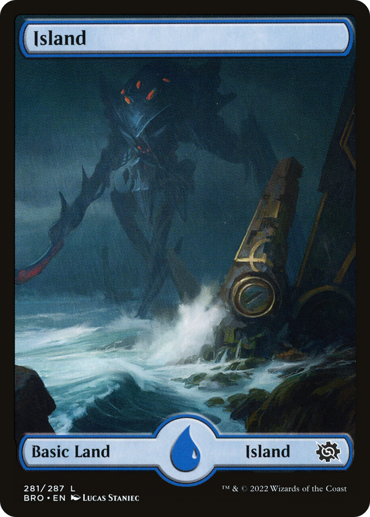 Island (BRO-281) [The Brothers' War] MTG Single Wizards of the Coast