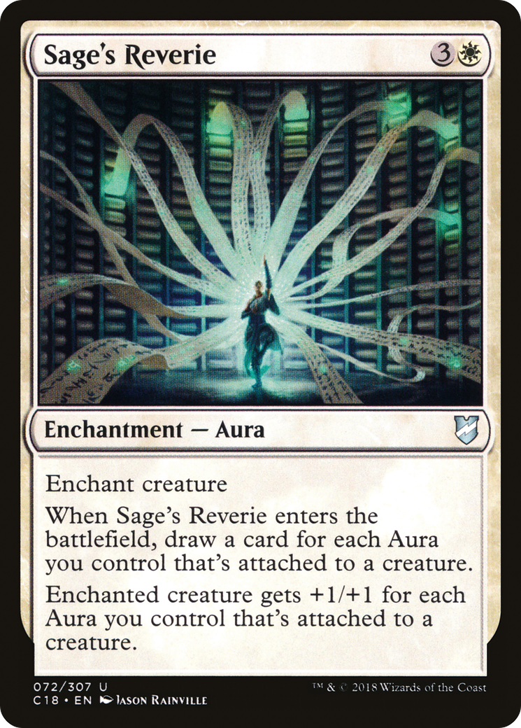 Sage's Reverie (C18-072) [Commander 2018] MTG Single Wizards of the Coast