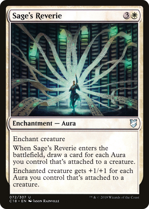 Sage's Reverie (C18-072) [Commander 2018] MTG Single Wizards of the Coast
