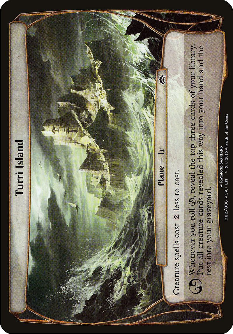 Turri Island (Planechase Anthology) (OVER-) [Oversized] Planechase Anthology Planes MTG Single Wizards of the Coast