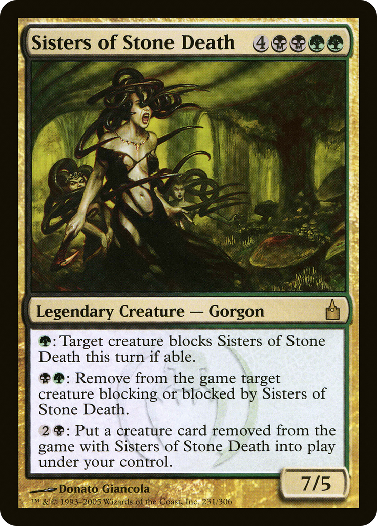 Sisters of Stone Death (RAV-231) [Ravnica: City of Guilds] MTG Single Wizards of the Coast
