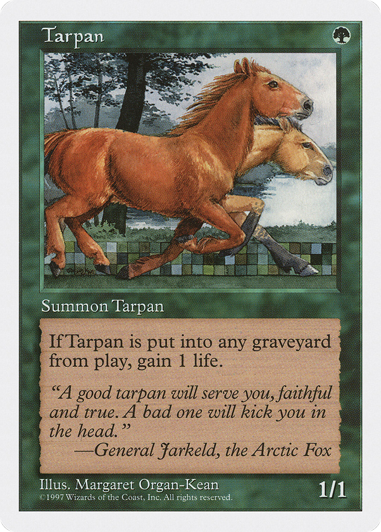 Tarpan (5ED-330) [Fifth Edition] MTG Single Wizards of the Coast