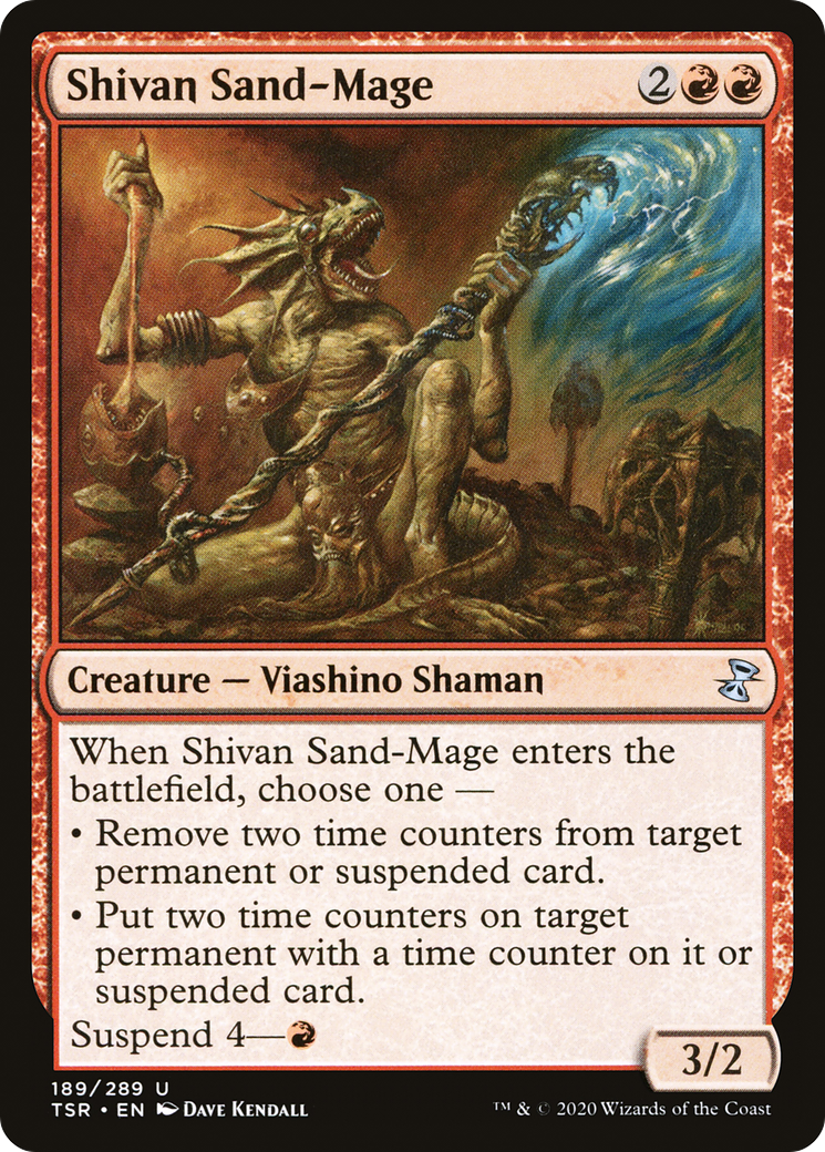 Shivan Sand-Mage (TSR-189) [Time Spiral Remastered] MTG Single Wizards of the Coast