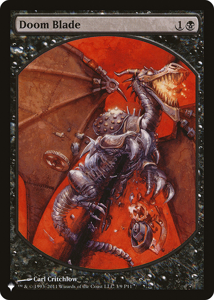 Doom Blade (LIST-9-MAR) [Mystery Booster] The List MTG Single Wizards of the Coast
