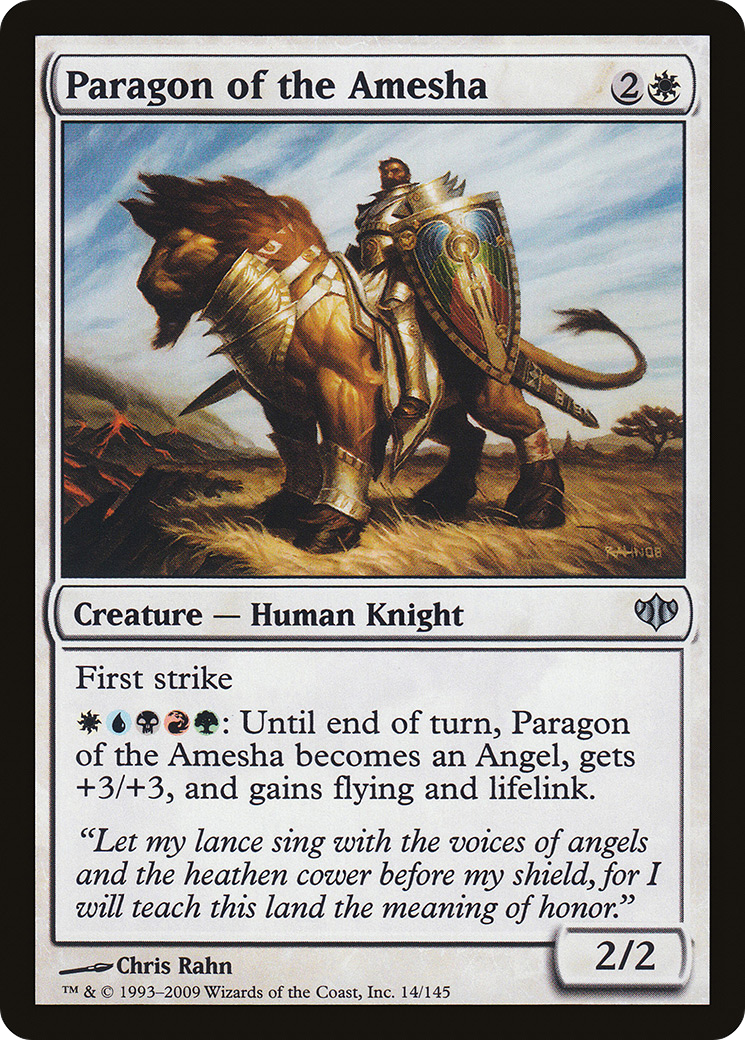 Paragon of the Amesha (CON-014) [Conflux] Foil MTG Single Wizards of the Coast