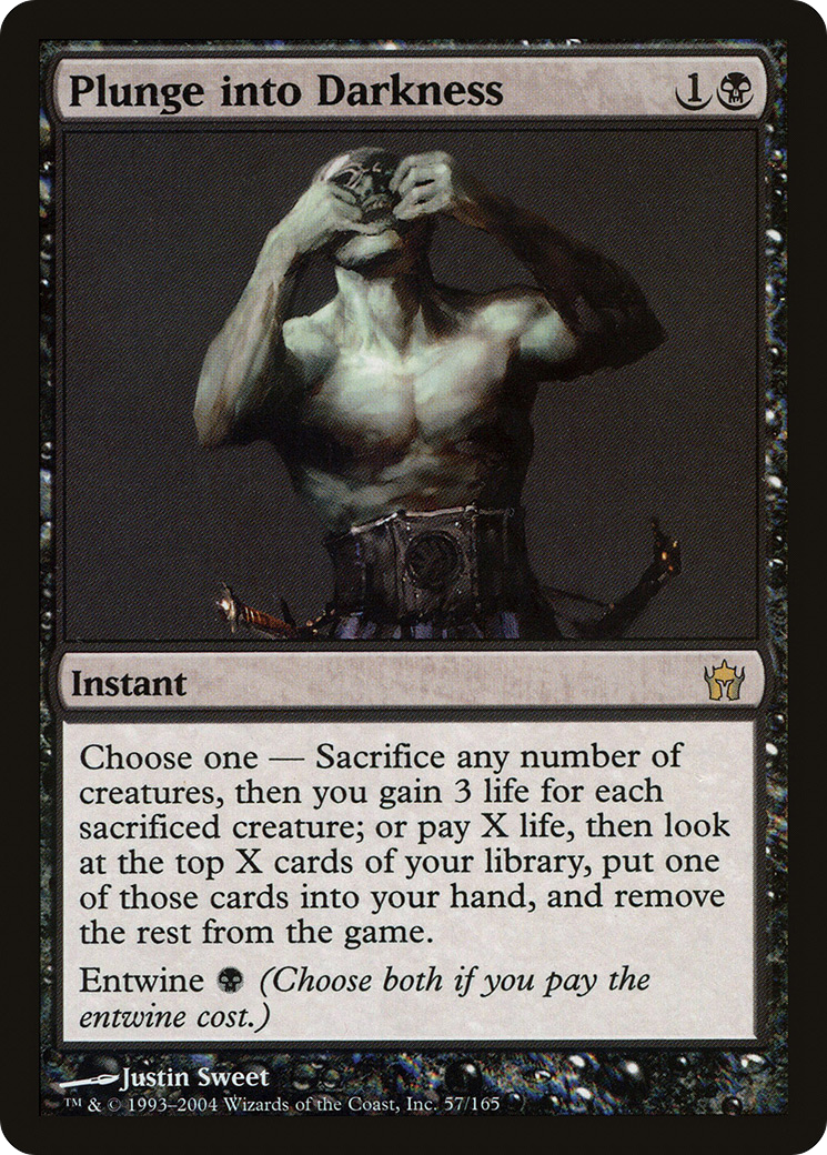 Plunge into Darkness (5DN-057) [Fifth Dawn] MTG Single Wizards of the Coast