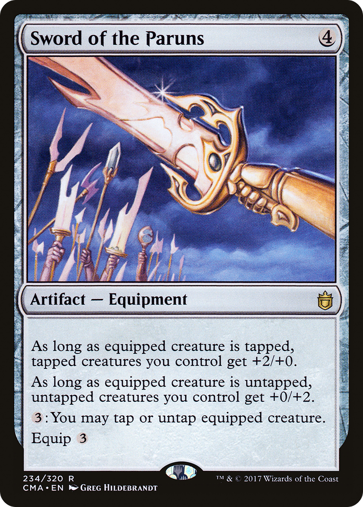 Sword of the Paruns (CMA-234) [Commander Anthology] MTG Single Wizards of the Coast
