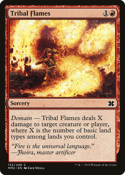 Tribal Flames (MM2-132) [Modern Masters 2015] MTG Single Modern Masters 2015