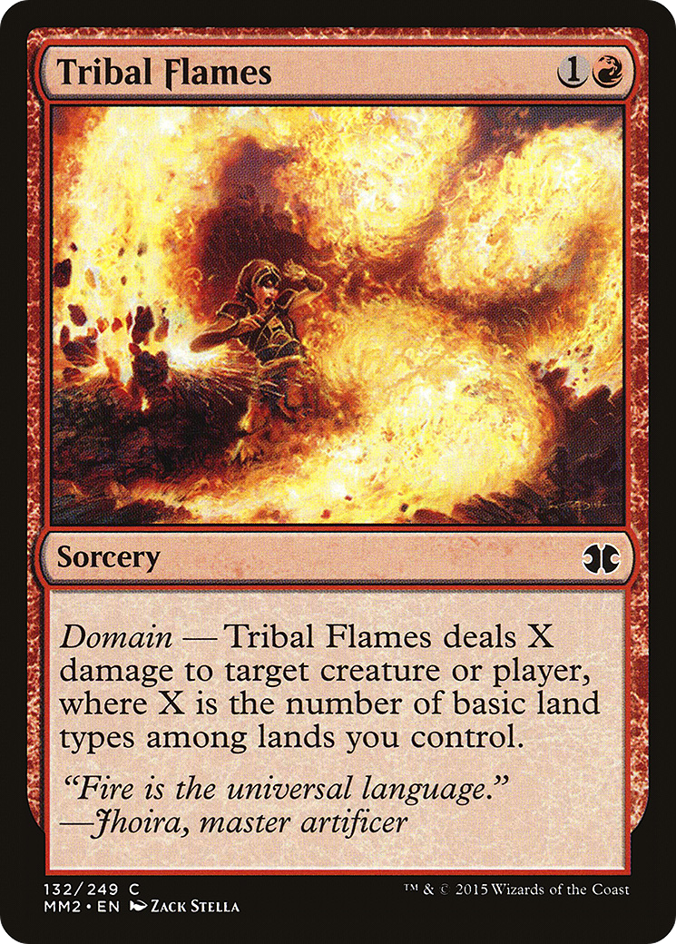 Tribal Flames (MM2-132) [Modern Masters 2015] Foil MTG Single Modern Masters 2015
