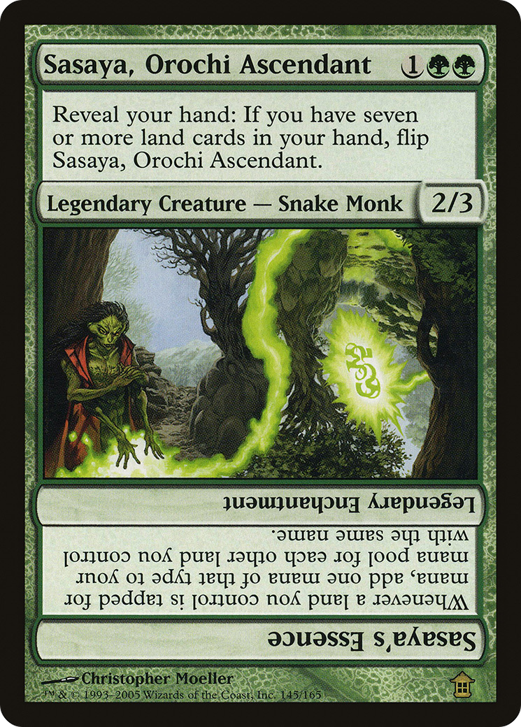 Sasaya, Orochi Ascendant (SOK-145) [Saviors of Kamigawa] Foil MTG Single Wizards of the Coast
