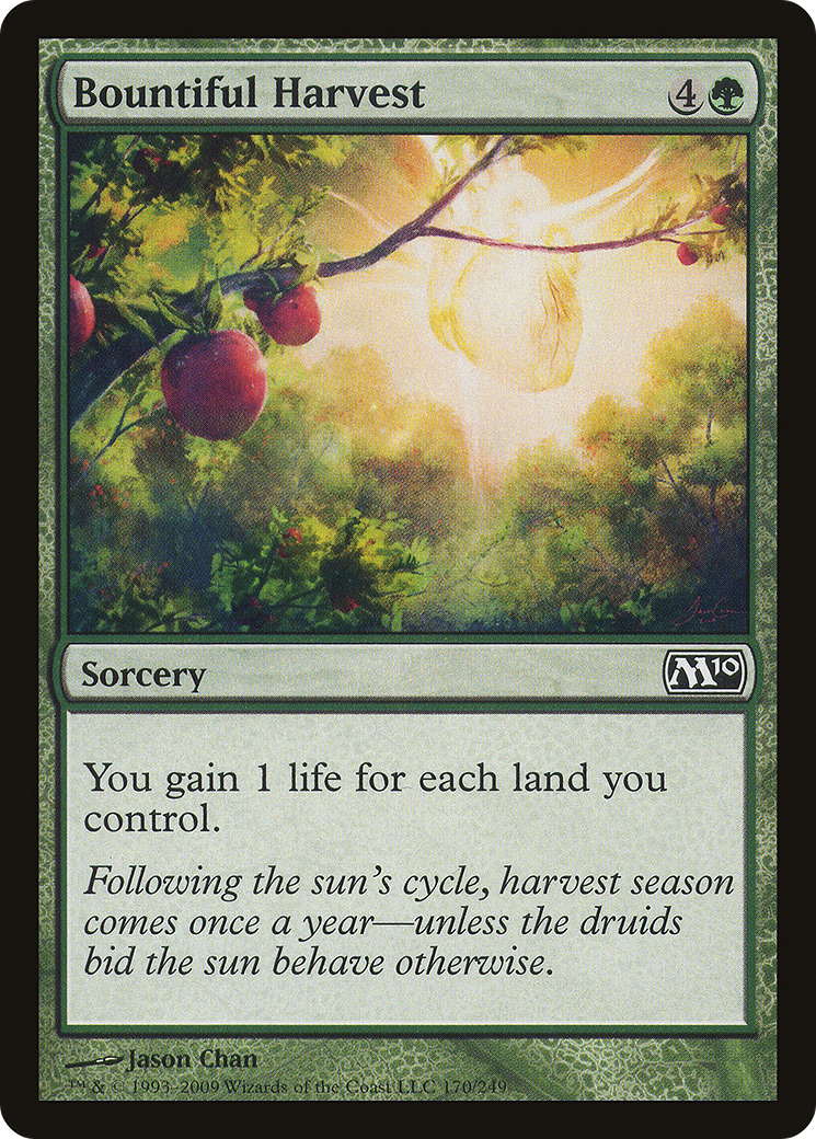 Bountiful Harvest (M10-170) [Magic 2010] Foil MTG Single Wizards of the Coast