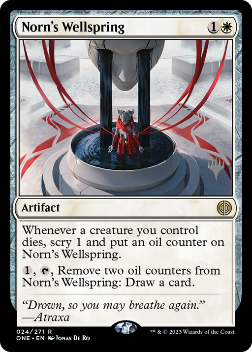 Norn's Wellspring (PPONE-24P) [Phyrexia: All Will Be One Promos] MTG Single Wizards of the Coast