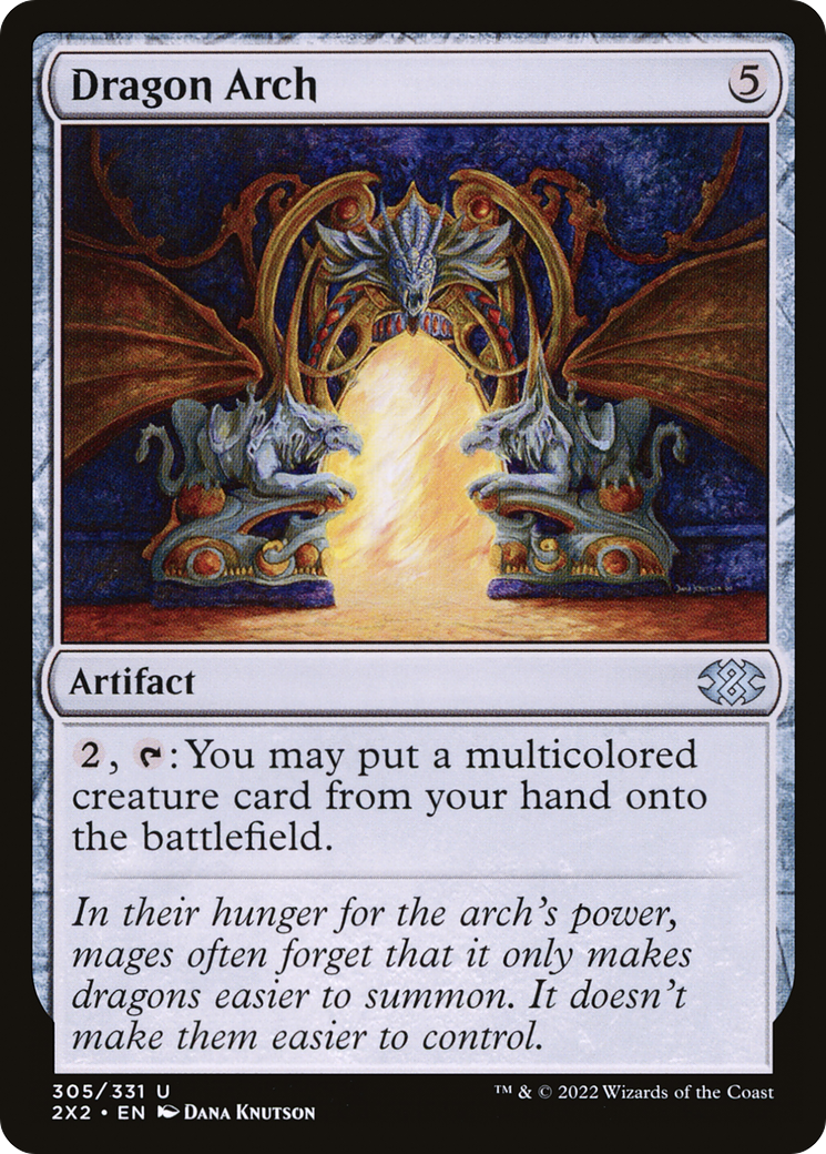 Dragon Arch (2X2-305) [Double Masters 2022] Foil MTG Single Wizards of the Coast