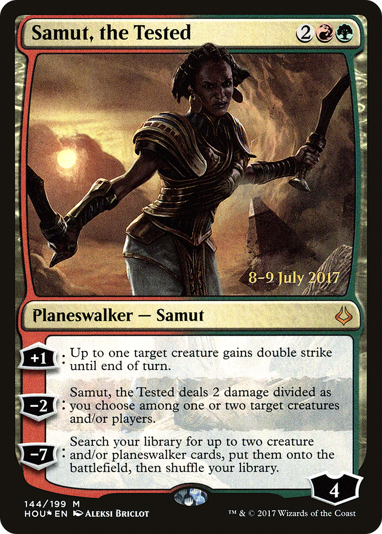 Samut, the Tested (PRE-144) [Hour of Devastation Promos] Foil MTG Single Wizards of the Coast