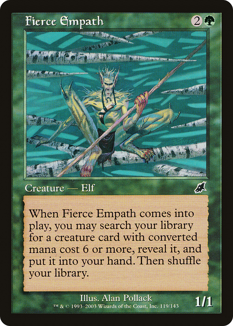 Fierce Empath (SCG-119) [Scourge] MTG Single Wizards of the Coast