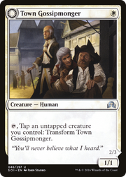 Town Gossipmonger (SOI-046) [Shadows over Innistrad] MTG Single Wizards of the Coast