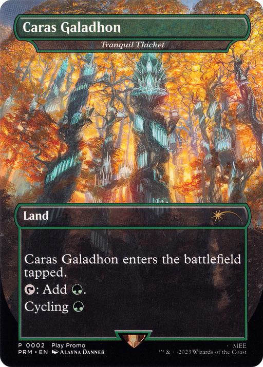 Tranquil Thicket (PLAY-002) [Misc] MagicFest 2023 (Borderless) MTG Single Wizards of the Coast