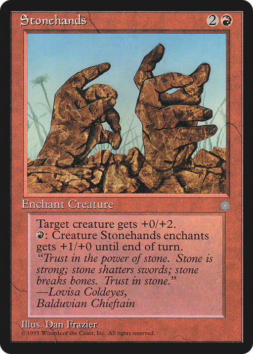 Stonehands (ICE-) [Ice Age] MTG Single Wizards of the Coast