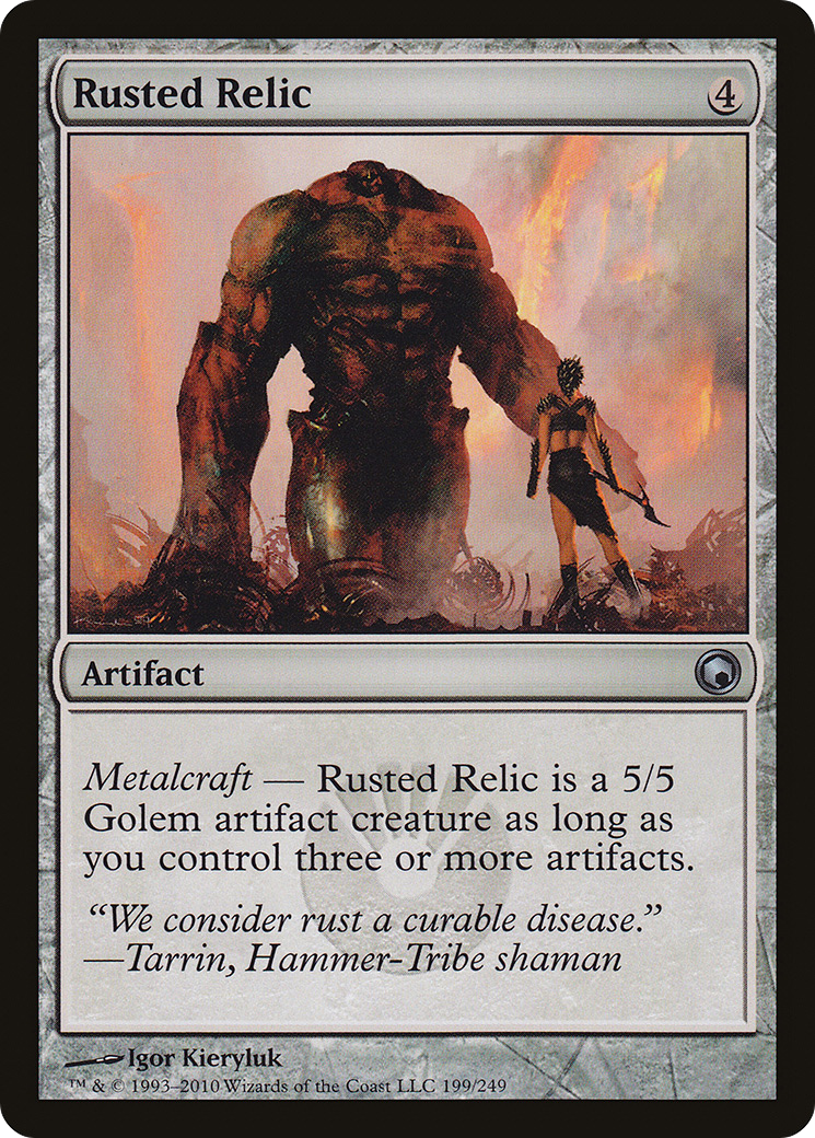Rusted Relic (SOM-199) [Scars of Mirrodin] MTG Single Wizards of the Coast