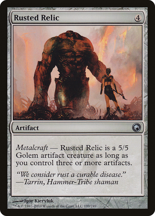 Rusted Relic (SOM-199) [Scars of Mirrodin] MTG Single Wizards of the Coast