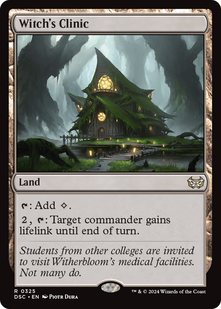 Witch's Clinic (DSC-325) [Duskmourn: House of Horror Commander] MTG Single Wizards of the Coast