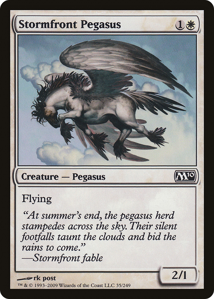 Stormfront Pegasus (M10-035) [Magic 2010] Foil MTG Single Wizards of the Coast