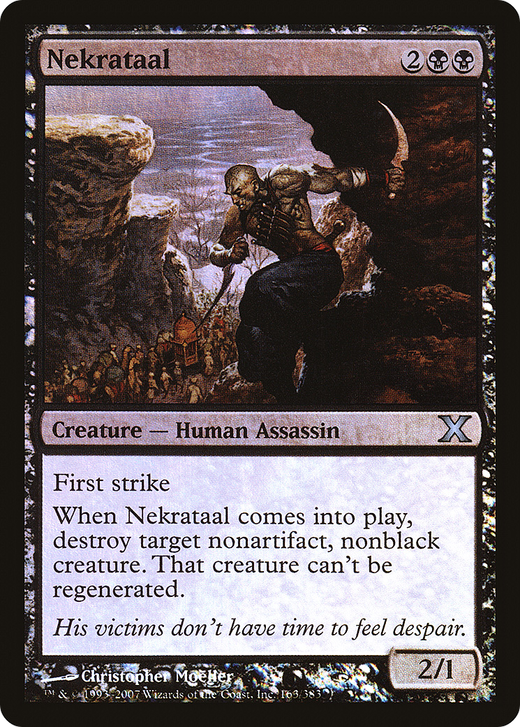 Nekrataal (10E-163★) [Tenth Edition] Foil MTG Single Wizards of the Coast