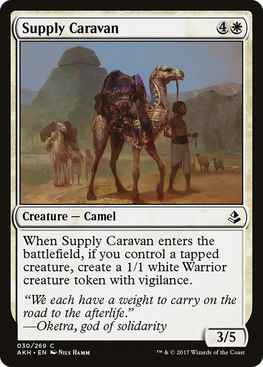 Supply Caravan (AKH-030) [Amonkhet] Foil MTG Single Wizards of the Coast