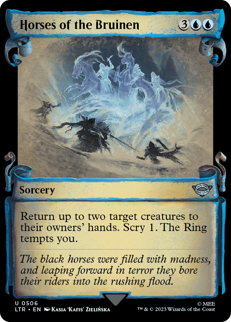 Horses of the Bruinen (LTR-506) [The Lord of the Rings: Tales of Middle-earth] (Showcase) Foil MTG Single Wizards of the Coast