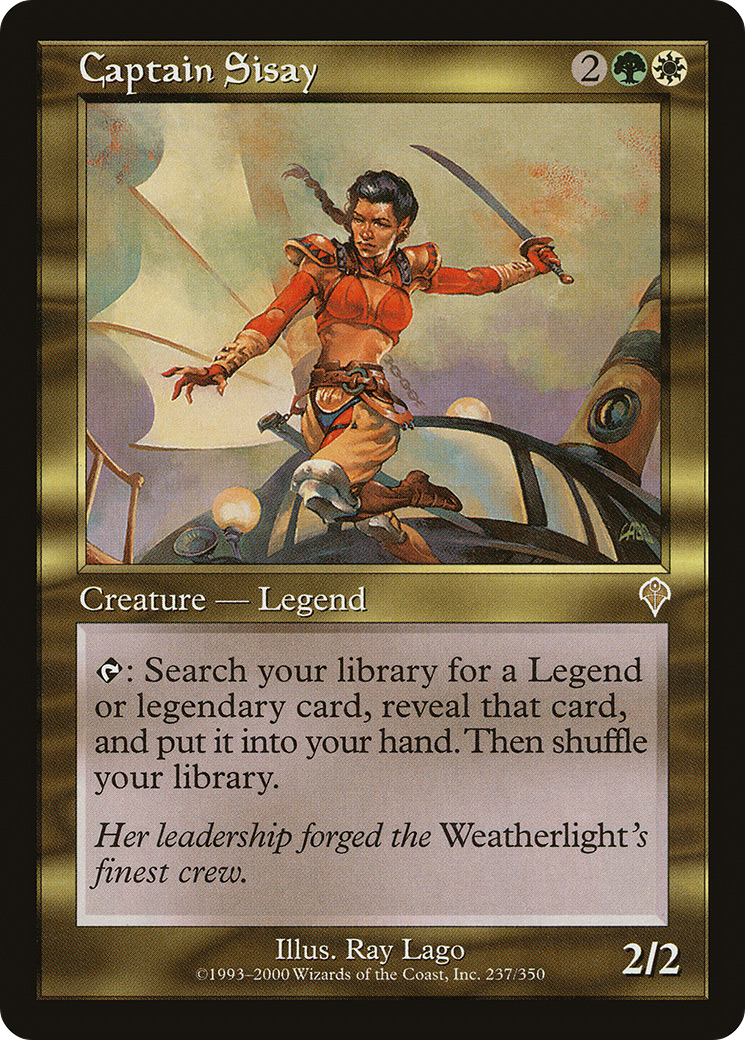 Captain Sisay (INV-237) [Invasion] Foil MTG Single Wizards of the Coast