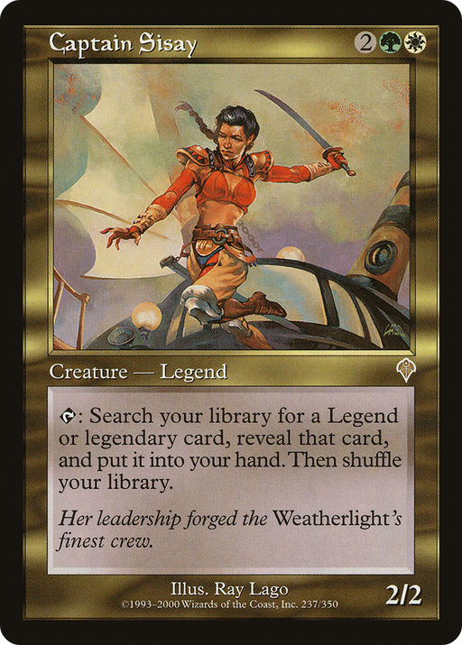 Captain Sisay (INV-237) [Invasion] Foil MTG Single Wizards of the Coast