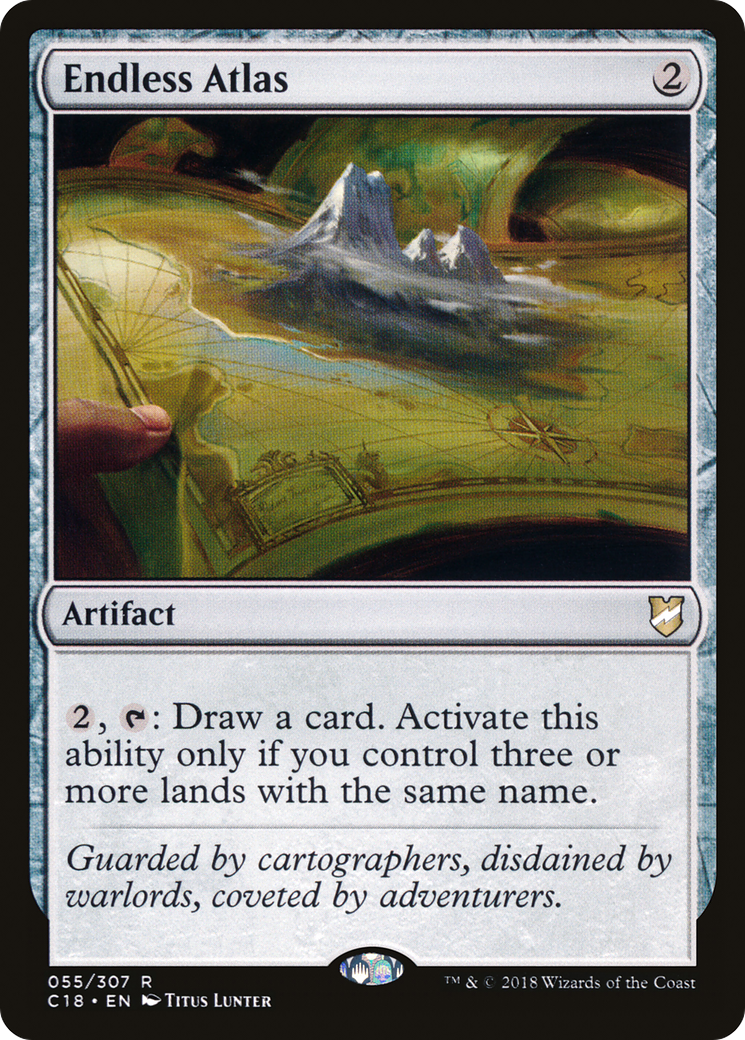 Endless Atlas (C18-055) [Commander 2018] MTG Single Wizards of the Coast