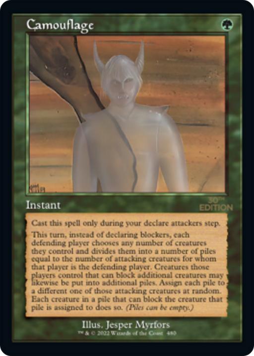 Camouflage (30A-480) [30th Anniversary Edition] MTG Single Wizards of the Coast
