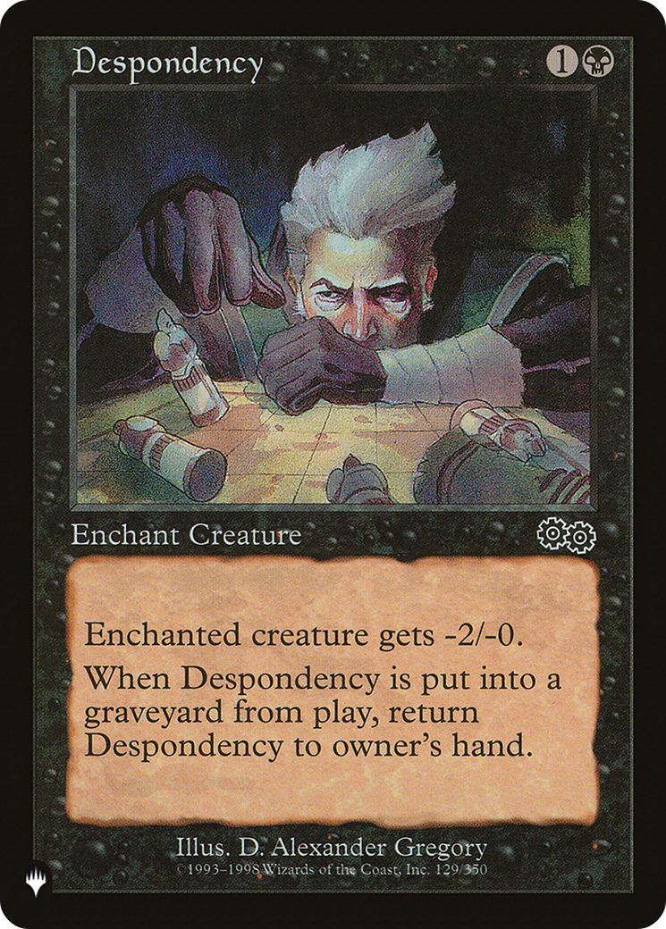 Despondency (LIST-USG-129) [Mystery Booster] The List MTG Single Wizards of the Coast