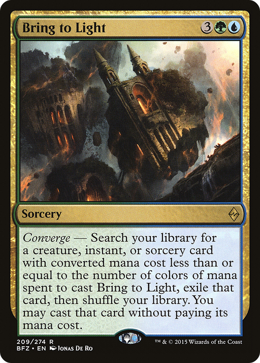 Bring to Light (BFZ-209) [Battle for Zendikar] Foil MTG Single Wizards of the Coast