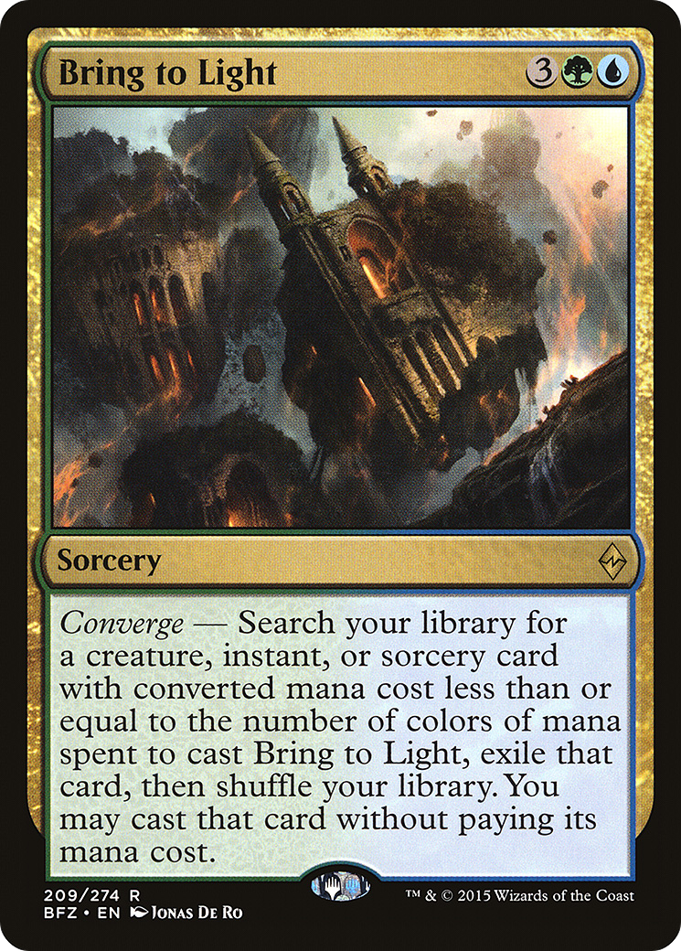 Bring to Light (BFZ-209) [Battle for Zendikar] MTG Single Wizards of the Coast