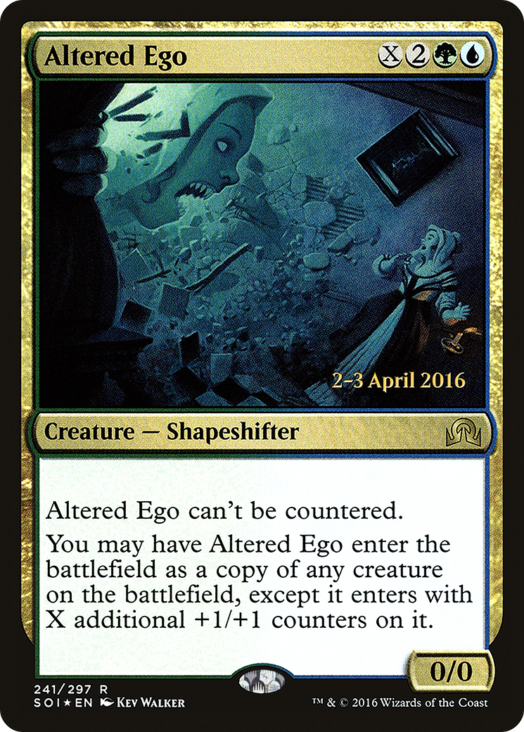 Altered Ego (PRE-241) [Shadows over Innistrad Promos] Foil MTG Single Wizards of the Coast