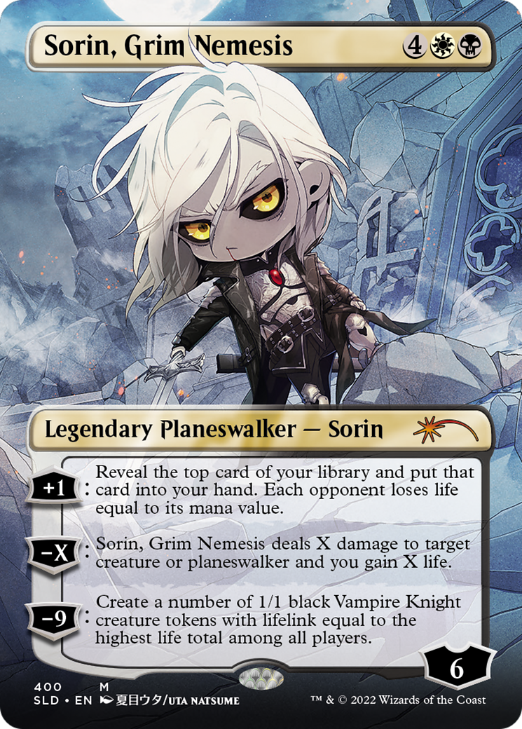 Sorin, Grim Nemesis (SLD-400) [Secret Lair] Drop (Borderless) MTG Single Wizards of the Coast