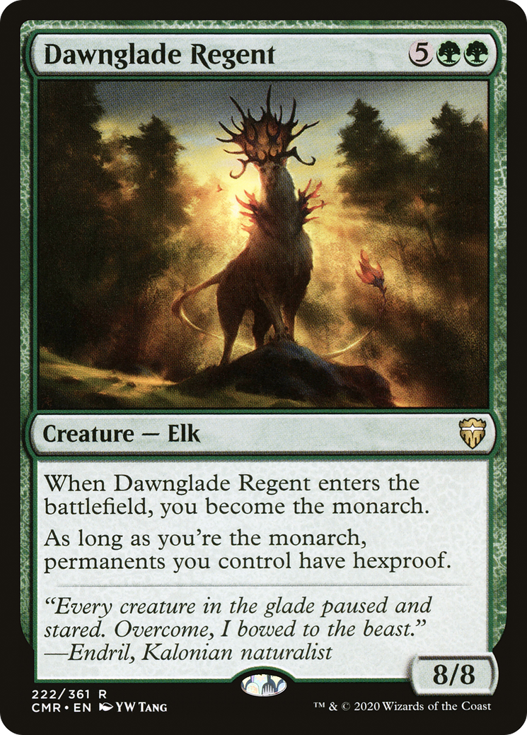 Dawnglade Regent (CMR-222) [Commander Legends] Foil MTG Single Wizards of the Coast