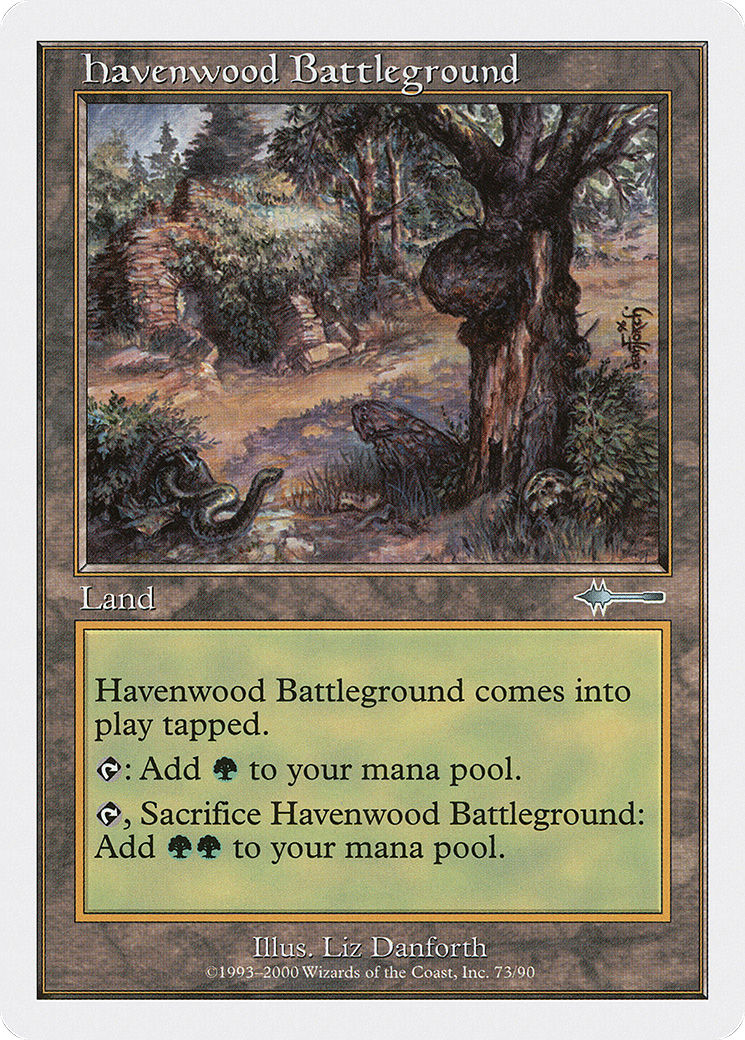 Havenwood Battleground (BTD-073) [Misc] Beatdown Box Set MTG Single Wizards of the Coast