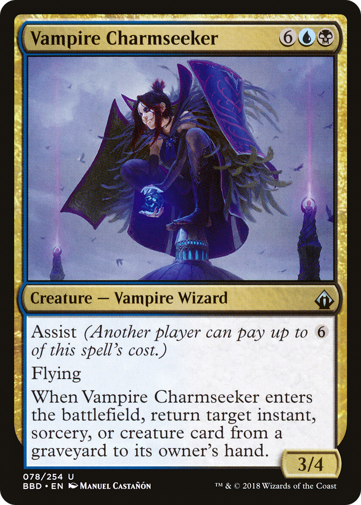 Vampire Charmseeker (BBD-078) [Battlebond] MTG Single Wizards of the Coast