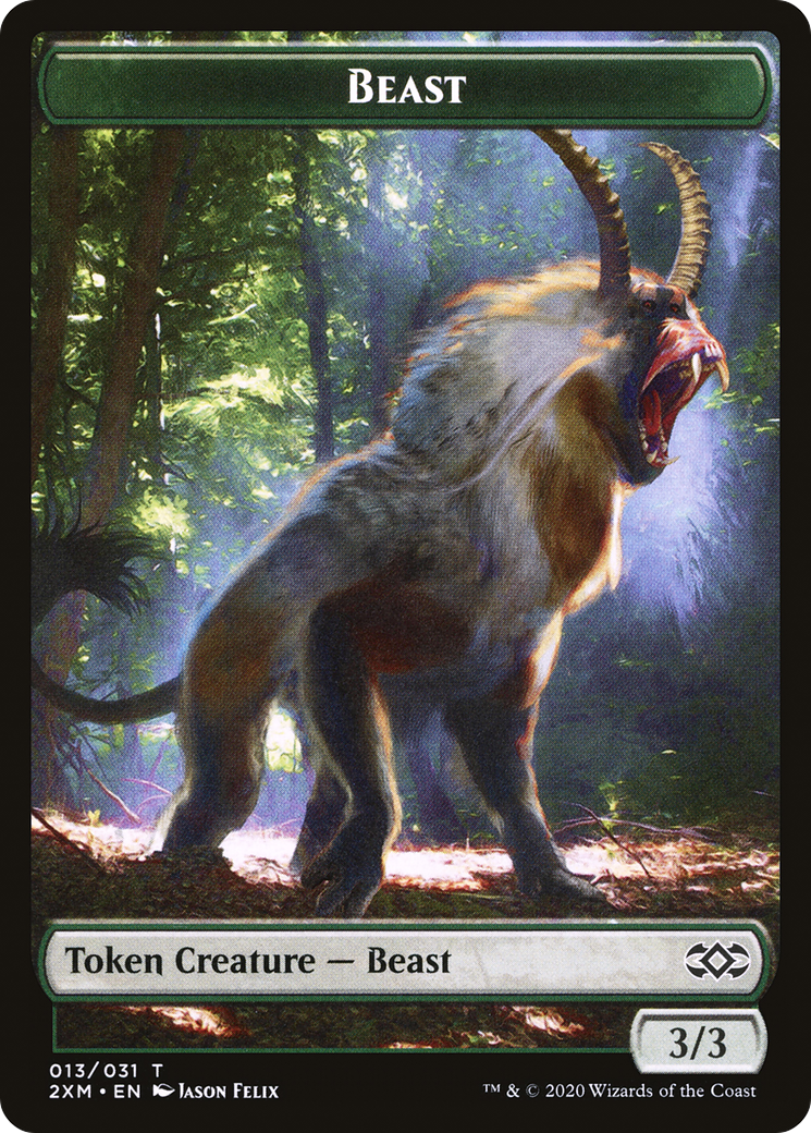 Beast (T2XM-013) [Tokens] Double Masters Tokens MTG Single Wizards of the Coast